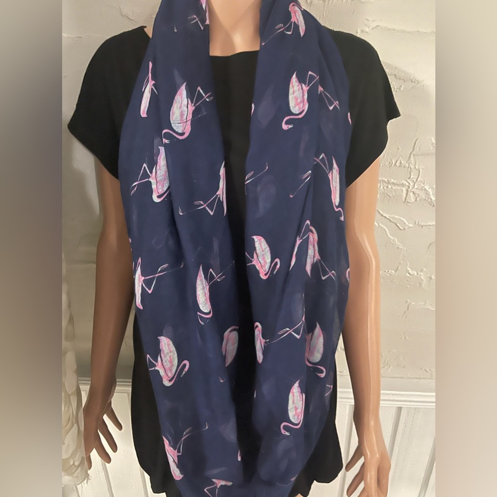 Flamingo infinity scarf